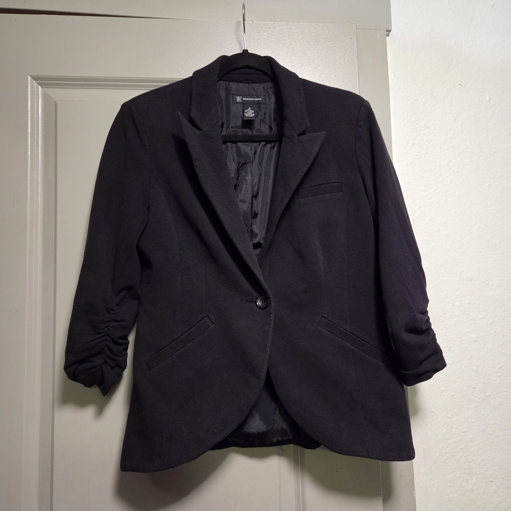 INC International Concepts Charcoal Blazer